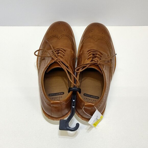George Jonaah Wingtip Oxford Dress Shoes Size 9 Memory Insole True To Size Fit - Picture 7 of 9